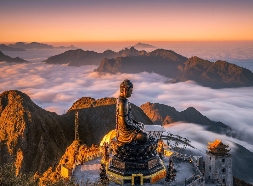 沙坝拥有壮丽的山景、宁静的乡村风光和标志性的梯田,是越南最受欢迎的旅游目的地之一。